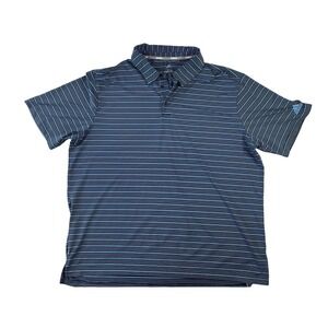 Adidas striped blue polo Men's‎ size 2XL